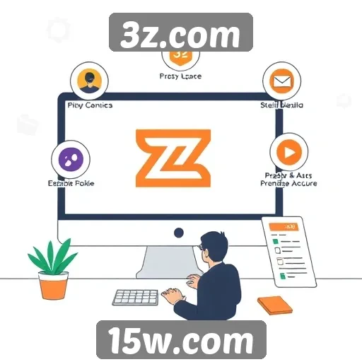 Recursos e funcionalidades do site 3z.com